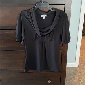 ANN Taylor LOFT black blouse